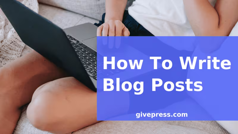 Cover image for How To Write a Blog Post?