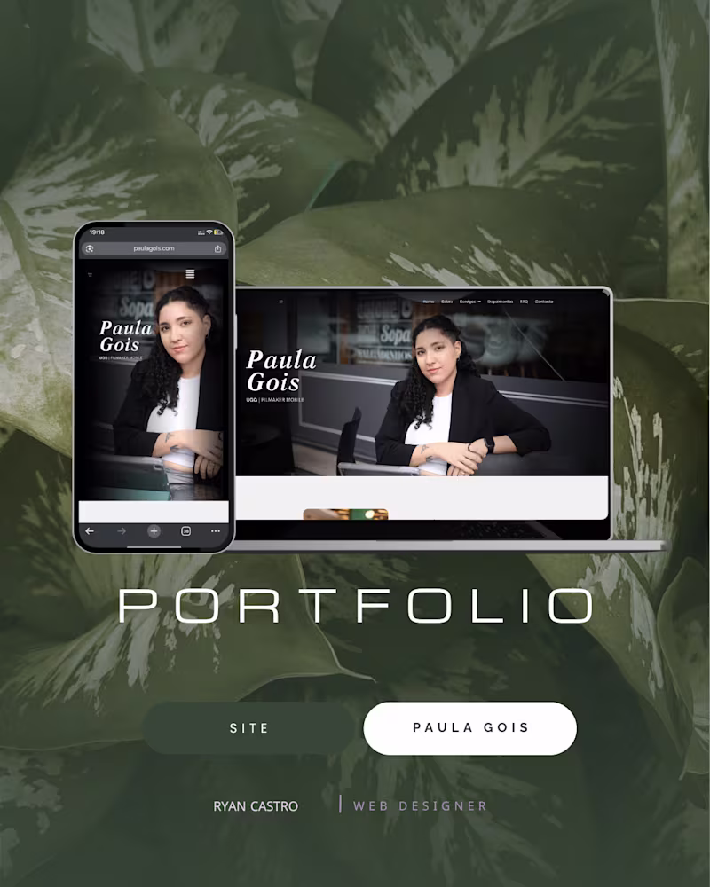 Cover image for Website Paula Gois Videomaker Mobile & UGC Creator