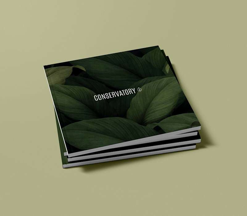 Cover image for Conservatory | Brand identity for hotel lounge and cafe