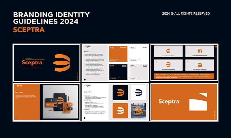 Cover image for Sceptra - Brand Guidelines - Brand Identity :: Behance