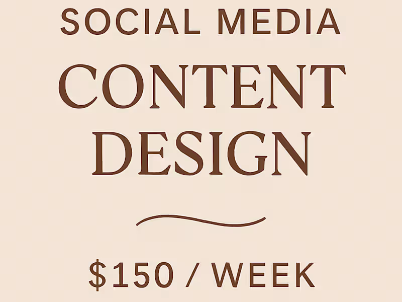 Cover image for Social Media Content Design