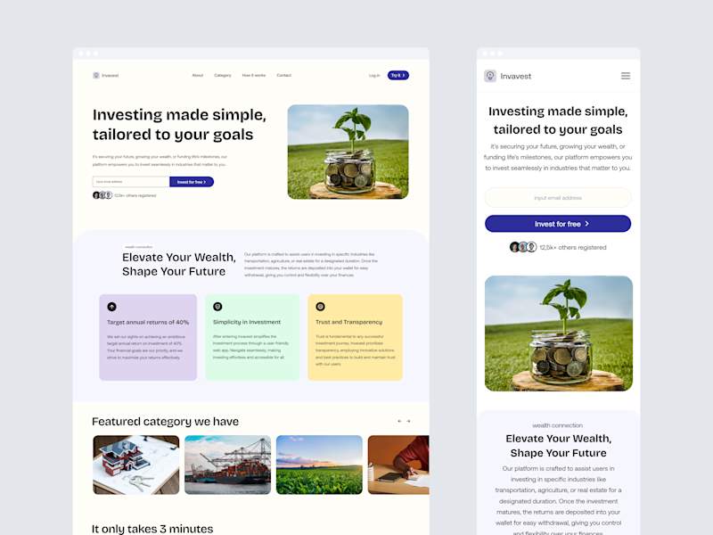 Cover image for Helping users to manage their investment with ease - INVAVEST