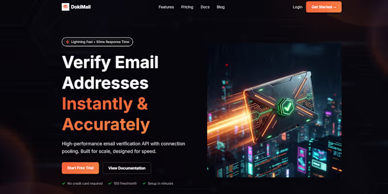 Cover image for High-performance email verification API with