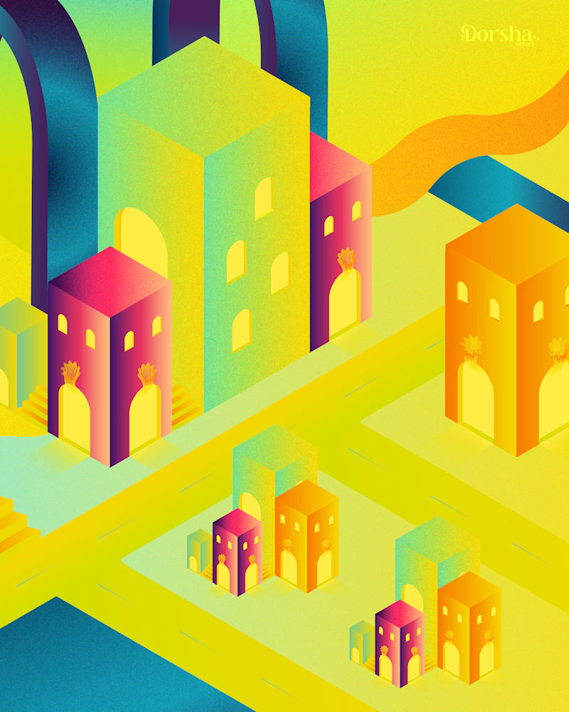 Cover image for Vibrant City - Poster Design