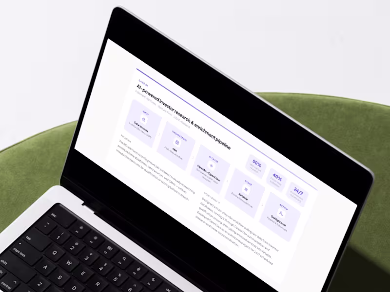 Cover image for AI-powered investor research & enrichment pipeline
