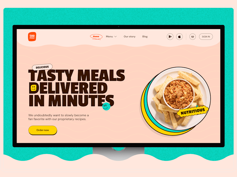 Cover image for 500 Chow Website Design and Development