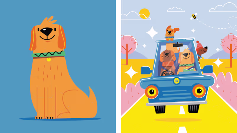 Cover image for Character illustration for Loungers UK