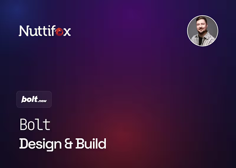 Cover image for Bolt – Design & Build