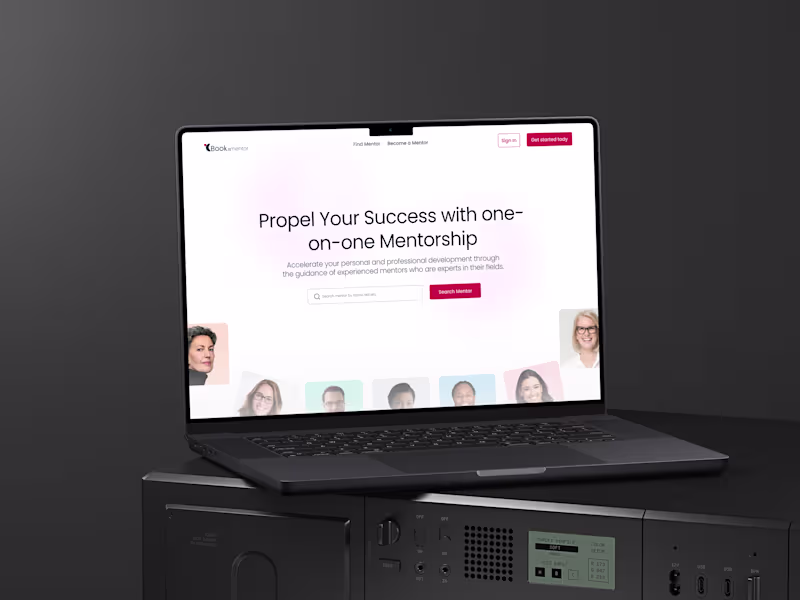 Cover image for UI/UX Design for Book a Mentor Platform