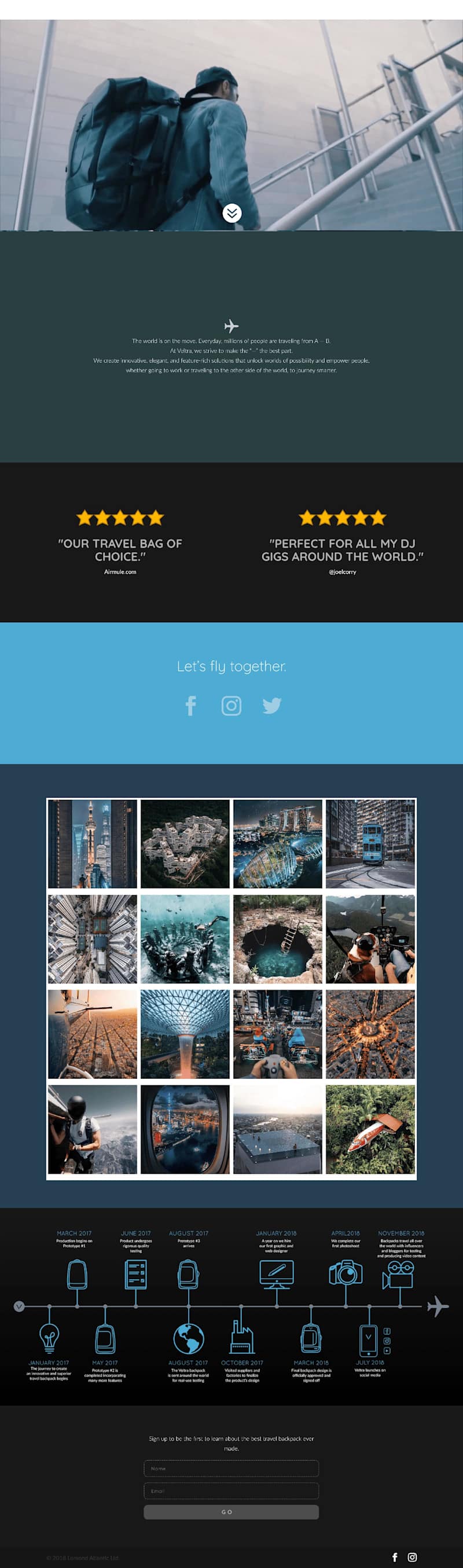 Cover image for Branding, Web Development, and Video Ads for Travel Brand