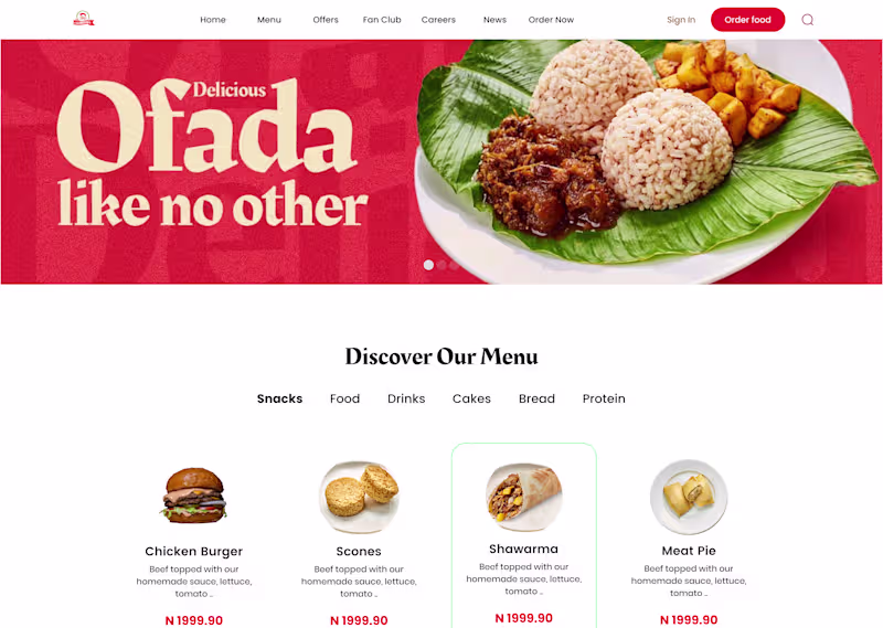 Cover image for Crunchies -  Food Vendor Web Application