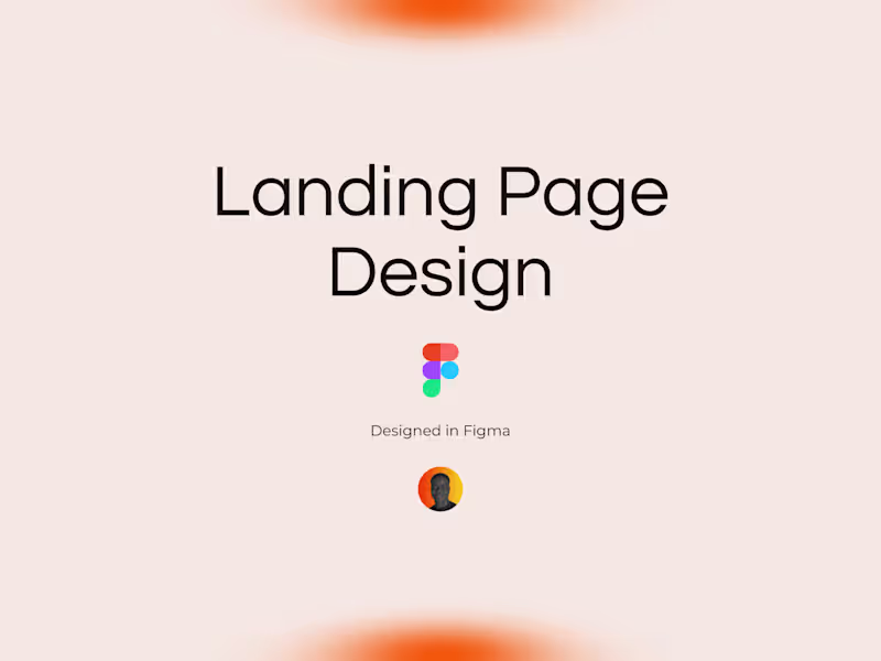 Cover image for Landing Page Design