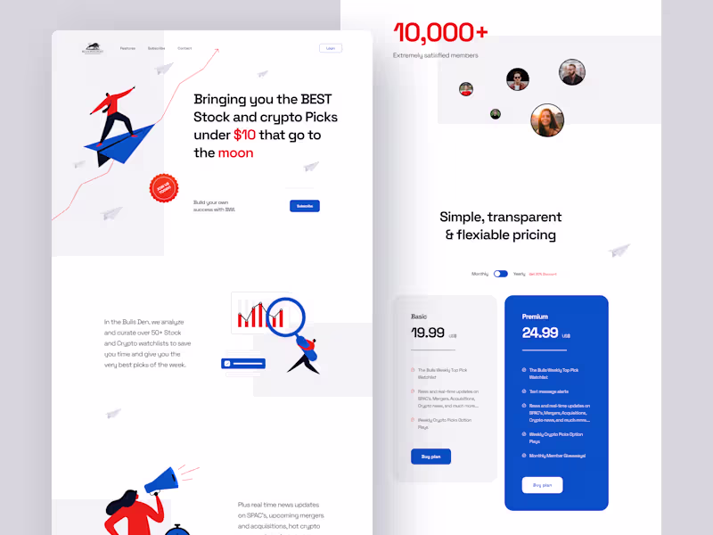 Cover image for Crypto Landing Page Design