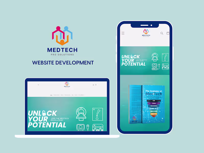 Cover image for MedTech Pro Solutions Website Development