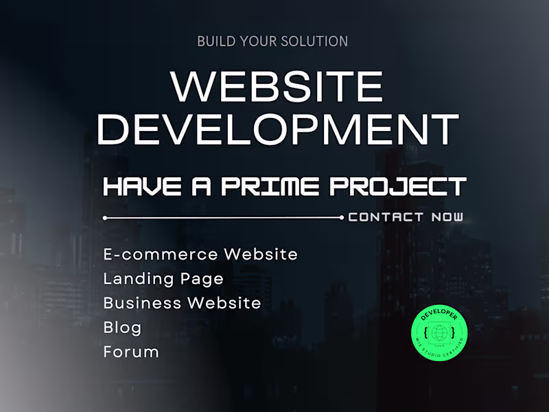 Cover image for I'll develop fully functionally responsive website on wix studio
