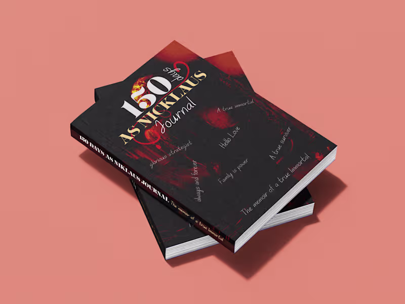 Cover image for I have done a new journal for the immortal hybrid himself. U...