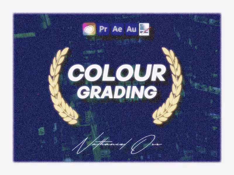 Cover image for I will colour grade and colour match your footage