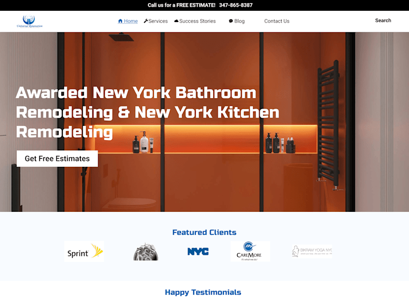 Cover image for Website Redesign for Luxury Remodeling and Interior Design firm