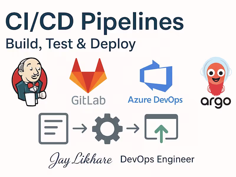 Cover image for End-to-End DevOps Setup: CI/CD, Docker & K8s for Cloud Apps