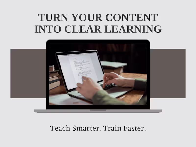 Cover image for Instructional Video Script Creation