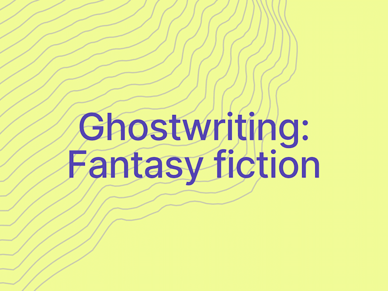 Cover image for Ghostwriting: Fantasy Novel