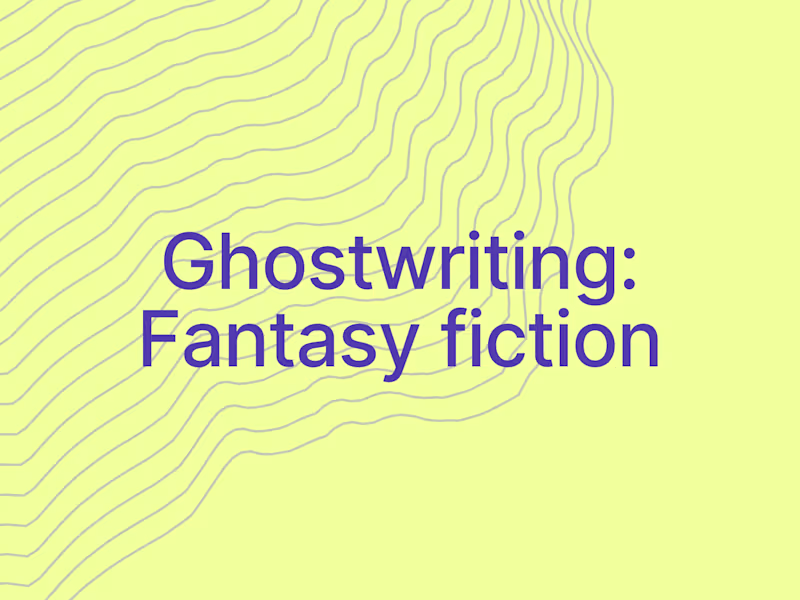 Cover image for Ghostwriting: Fantasy Novel