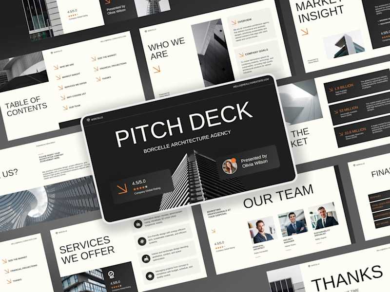 Cover image for Pitch Deck Professional Presentation Design