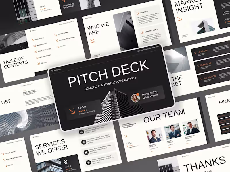 Cover image for Pitch Deck Professional Presentation Design