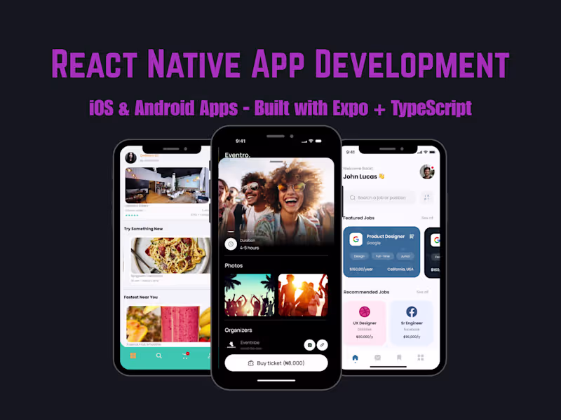 Cover image for React Native App Development