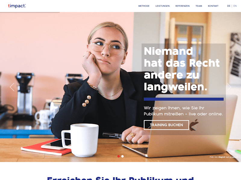Cover image for Timpact - Website