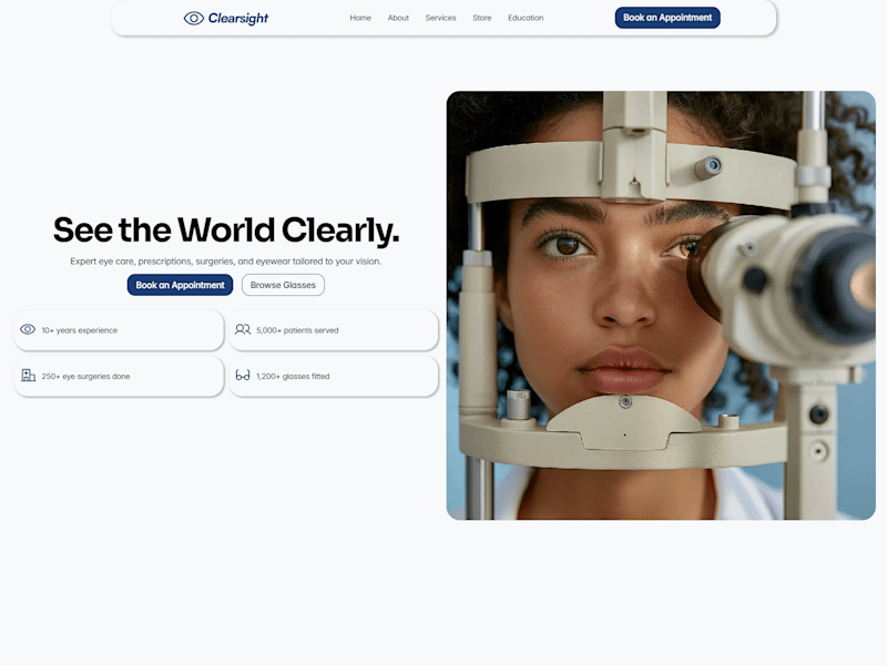 Cover image for ClearSight Website Development