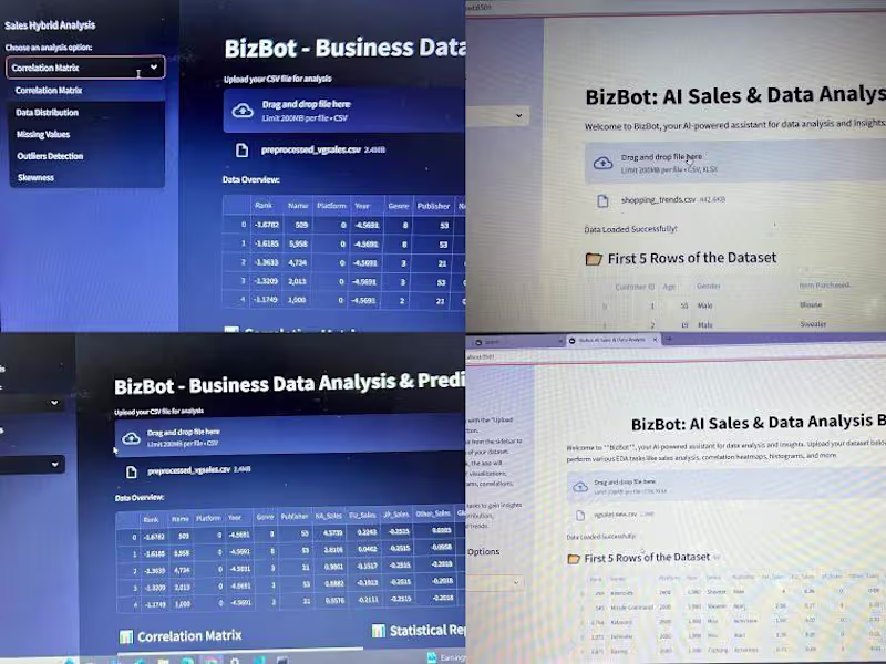Cover image for BizBot: AI-Powered Business Data Chatbot Development
