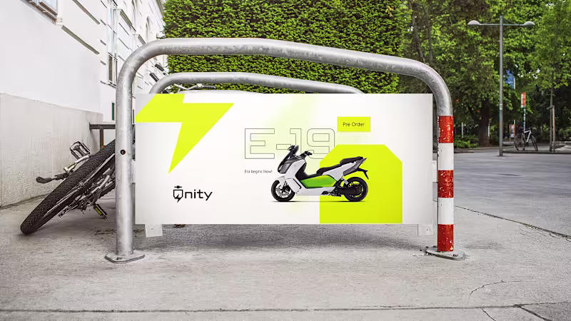 Cover image for Unity - Electric Scooters - Logo Design Presentation
