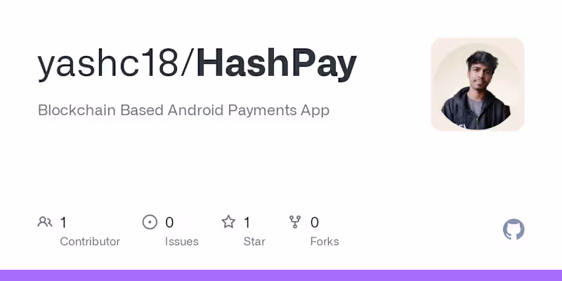 Cover image for HashPay: Blockchain-Based UPI-Style Payment App Development