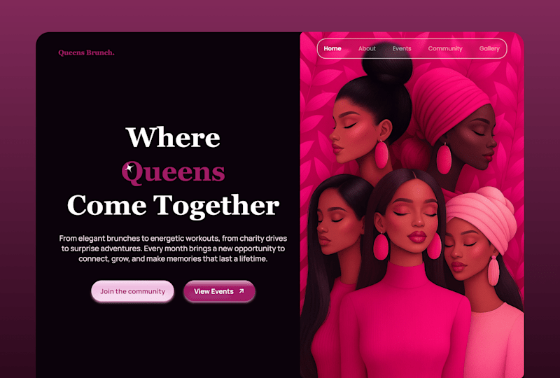Cover image for Queens Brunch Community Engagement Platform