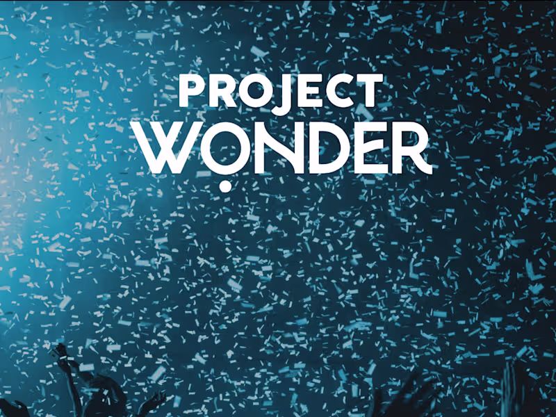 Cover image for Project Wonder Website Design