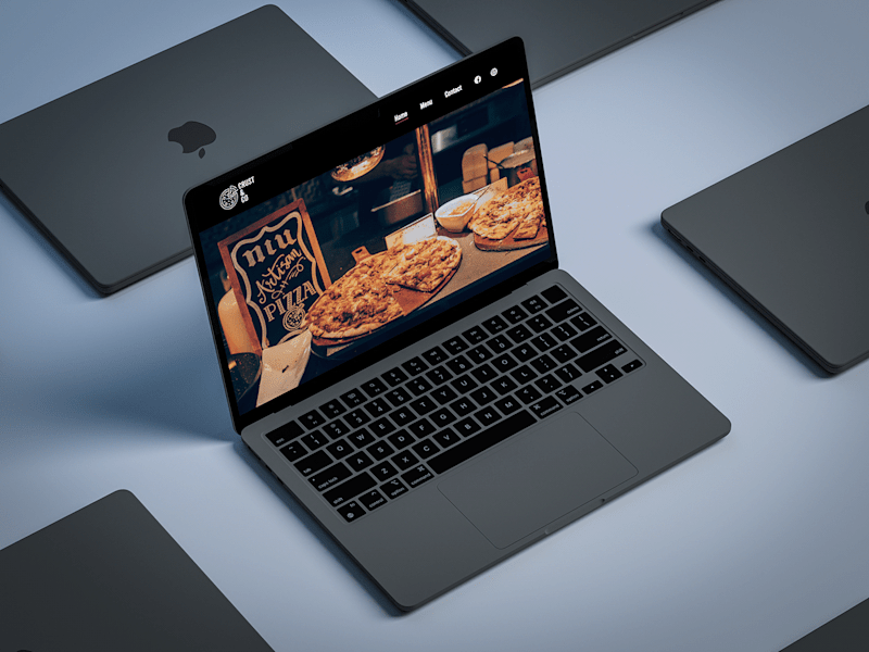 Cover image for Crust & Co Pizza Restaurant Website :: Behance