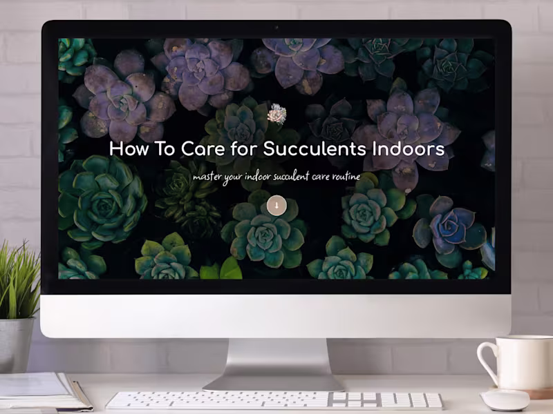 Cover image for IndoorSucculentCare.com