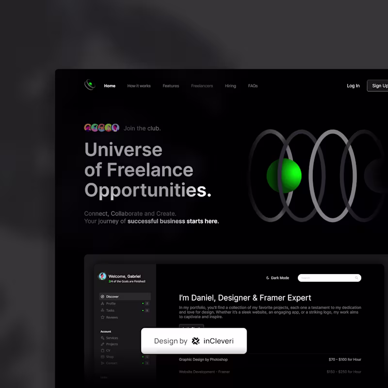 Cover image for A project that connects freelancers.