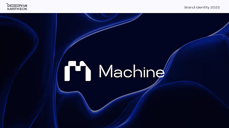 Cover image for Machine Brand Identity