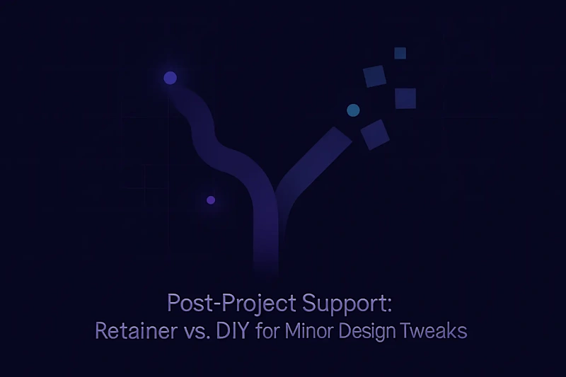 Cover image for Post-Project Support: Retainer vs. DIY for Minor Design Tweaks