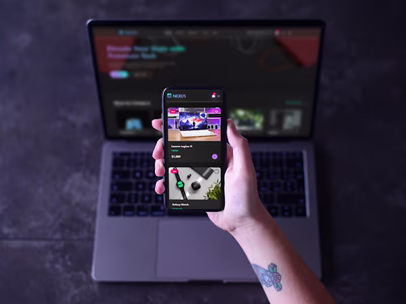 Cover image for Nexus – A Fully Functional, Responsive, and Modern E-commerc...