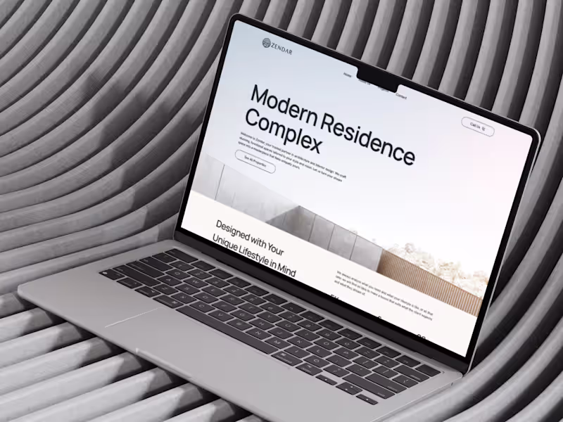 Cover image for Zendar - Real Estate Template