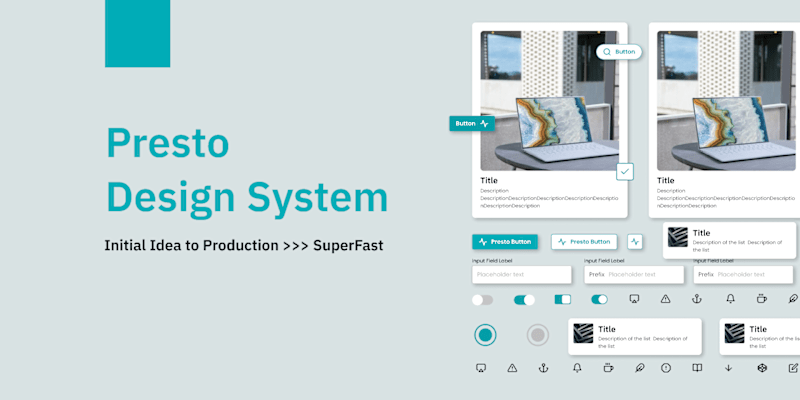 Cover image for Figma - Presto Design System - V 1.0 | Presto is a Figma Design