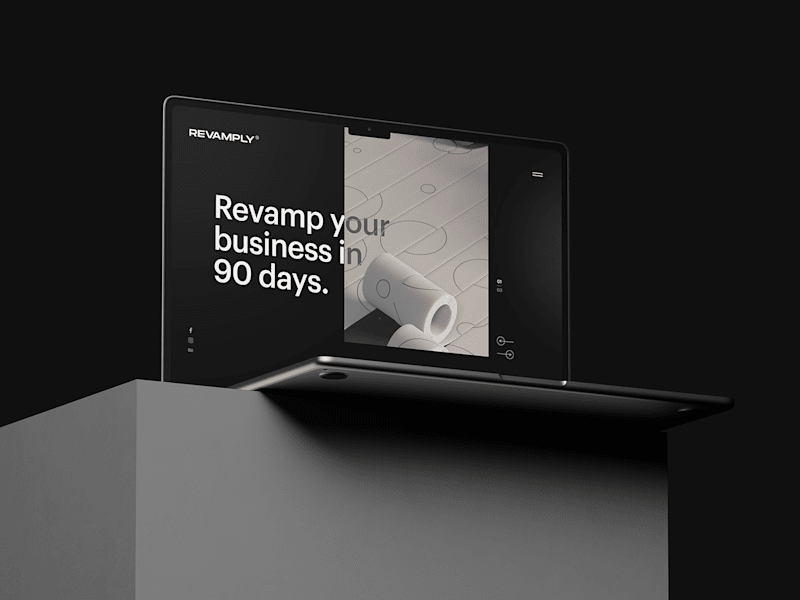Cover image for Revamply - Agency Web UI Design