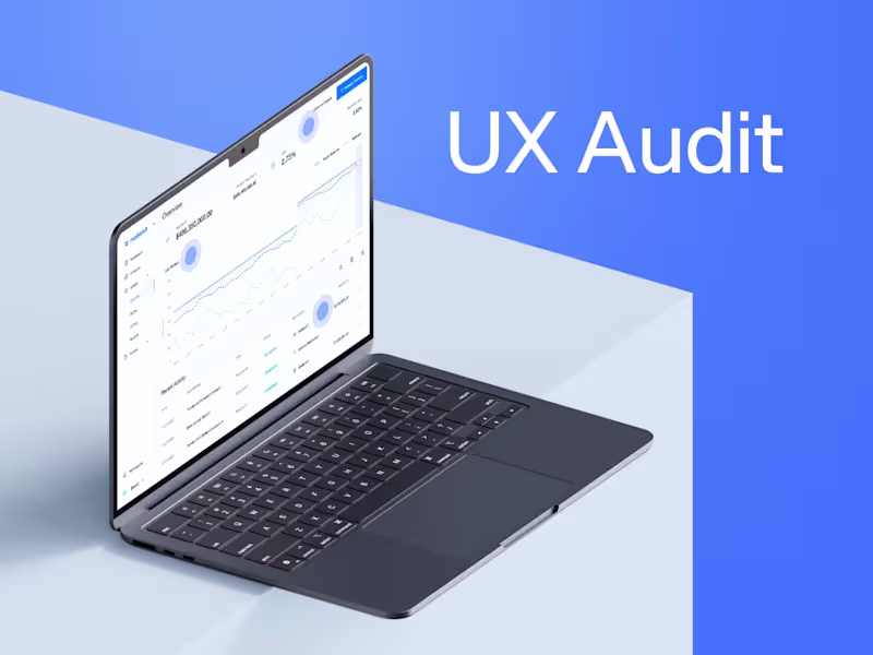 Cover image for UX Audits and Product Reviews