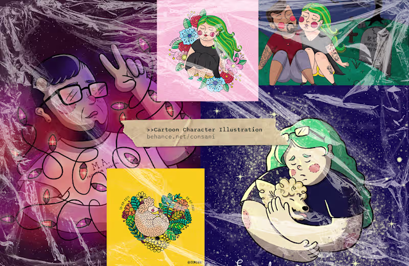 Cover image for Custom Cartoon Character Illustration