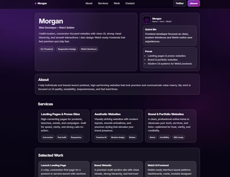 Cover image for High-Converting Landing Page