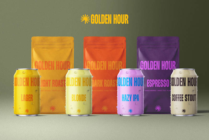 Cover image for Brand Identity and Packaging for Golden Hour Brewing