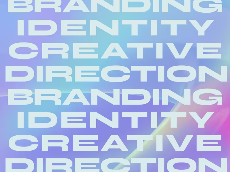 Cover image for Creative & art direction services.